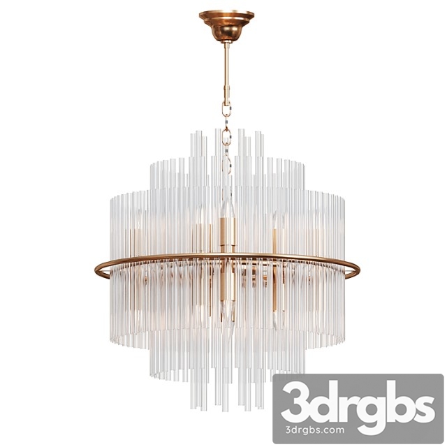 Lukas glass ceiling light - thumbnail 1