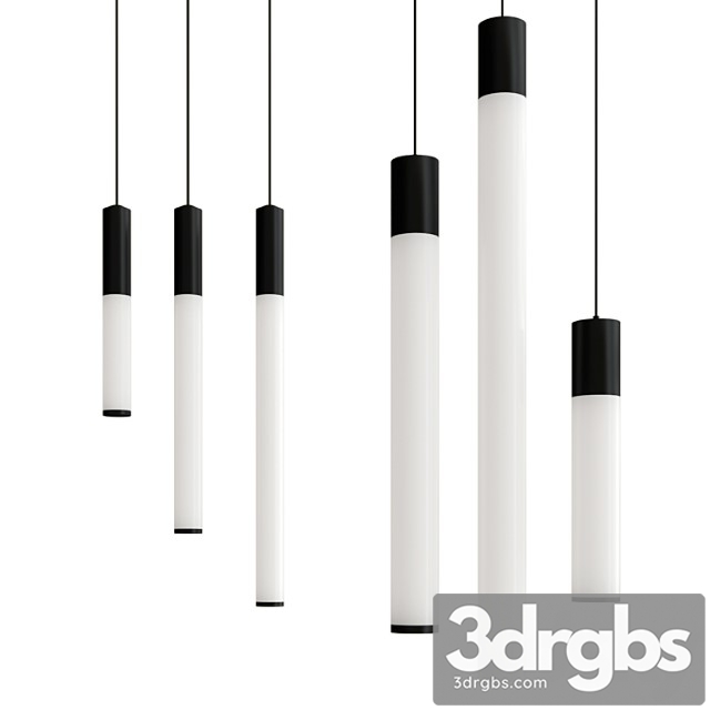 Lumistik pendant lamp collection 3dsmax Download - thumbnail 1