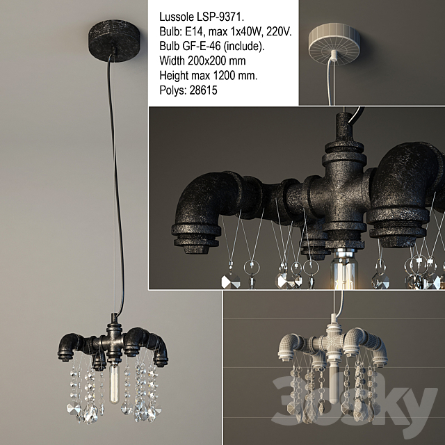 Lussole Loft 3DSMax File - thumbnail 2