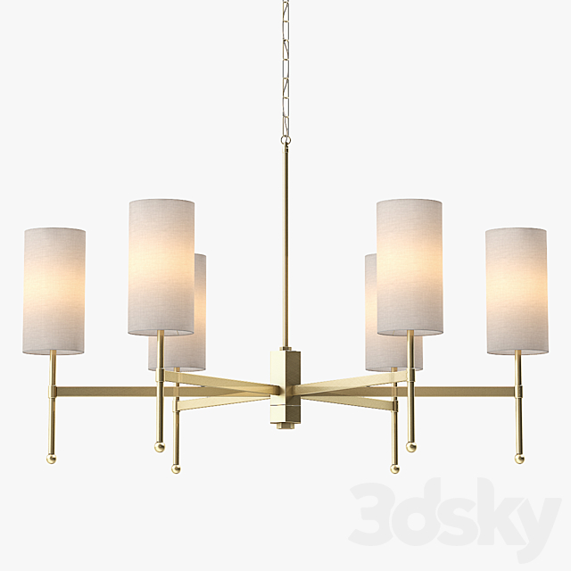 LuxDeco Stem Chandelier 3DSMax File - thumbnail 2