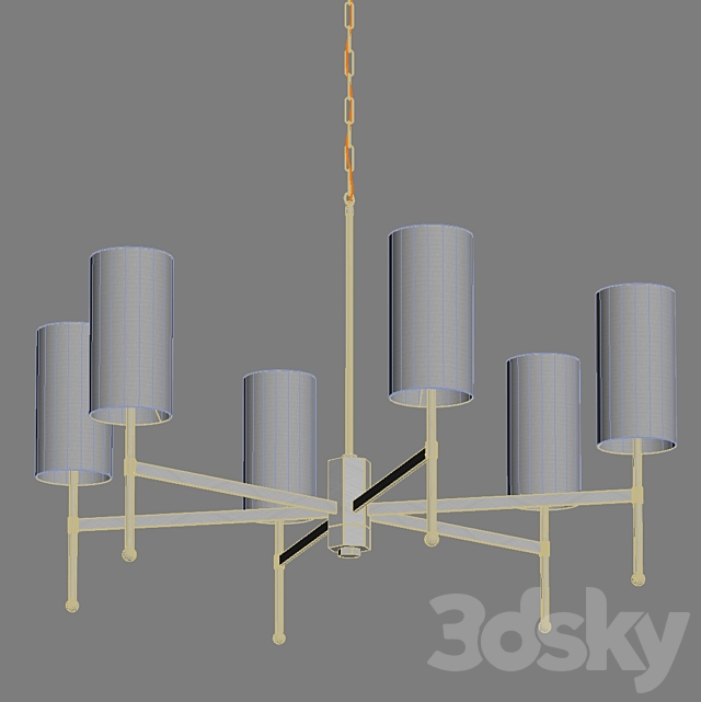 LuxDeco Stem Chandelier 3DSMax File - thumbnail 4