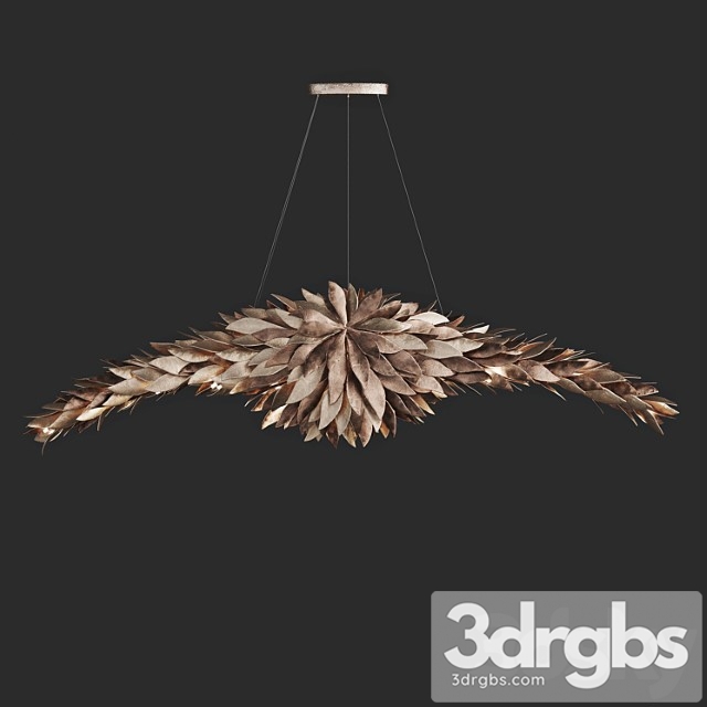 Luxury chandelier with petal elements evo vetvistore - thumbnail 1