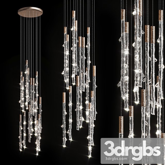 Luxury pendant lamp ritm vetvi store - thumbnail 1