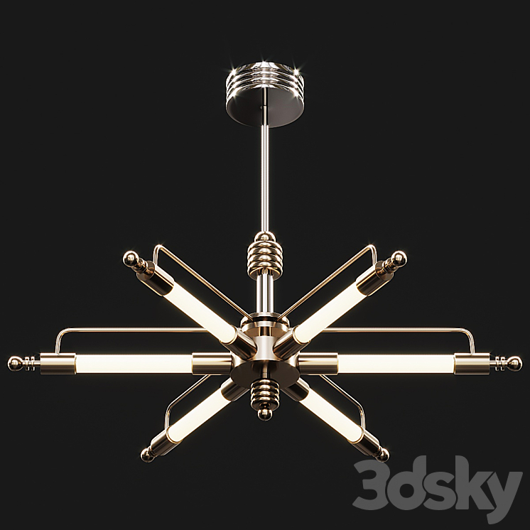 Machine Age Pendant Light by GMD Berlin 3DS Max Model - thumbnail 3