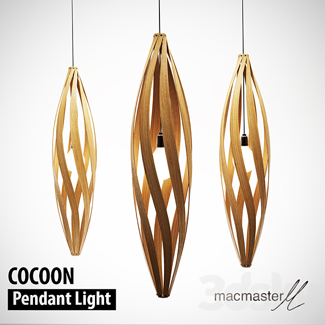 MacMaster Cocoon Pendant Light 3DS Max Model - thumbnail 1