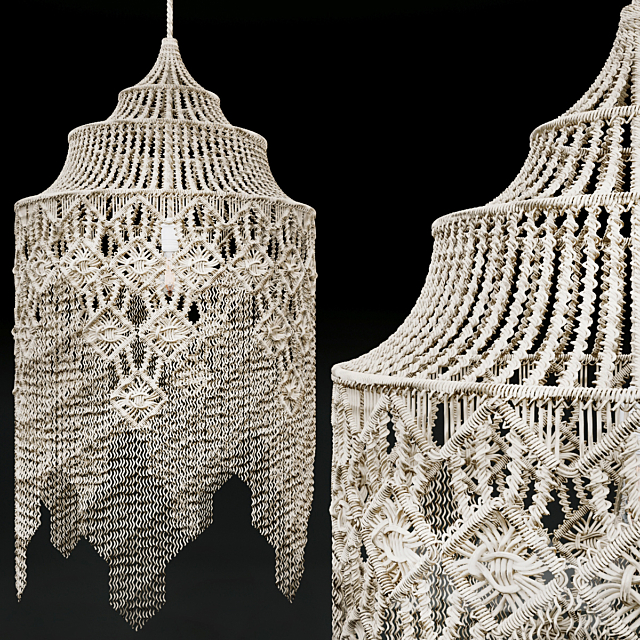 Macrame Chandelier 2 3DSMax File - thumbnail 1