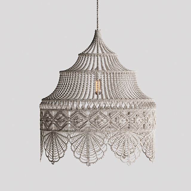 Macrame ?handelier 3DSMax File - thumbnail 2