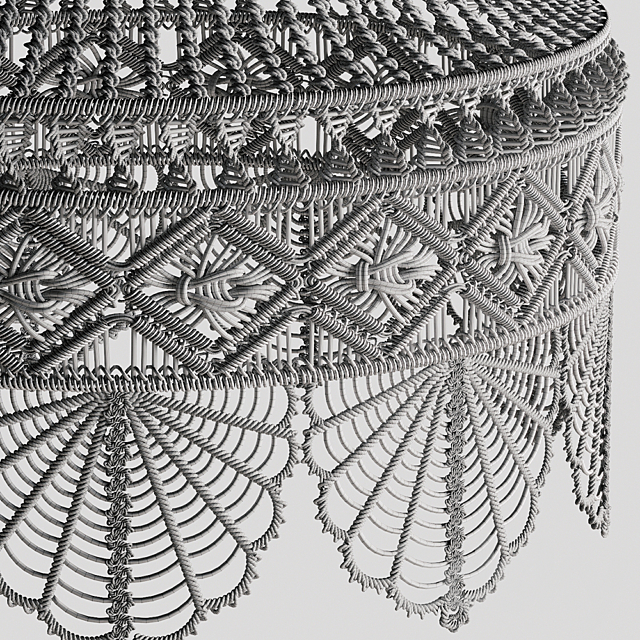 Macrame ?handelier 3DSMax File - thumbnail 3