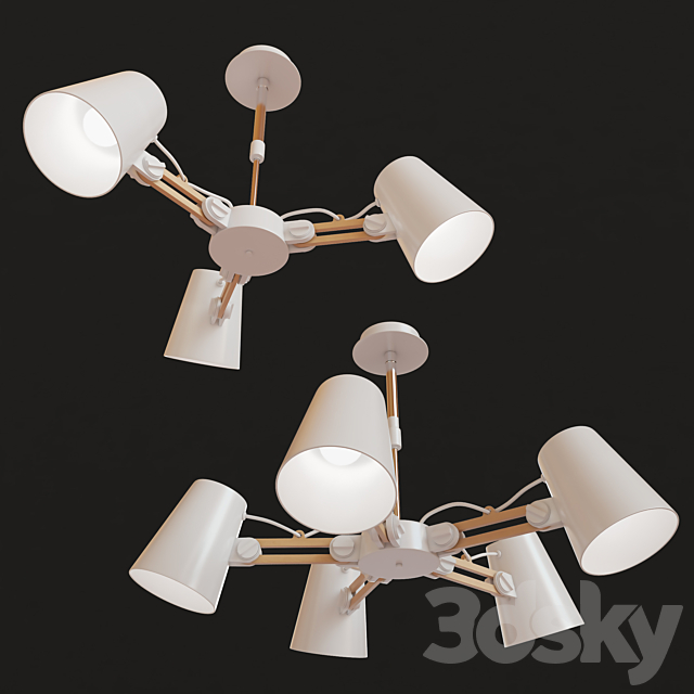 Mantra Looker Pendant Lamp 3DSMax File - thumbnail 2