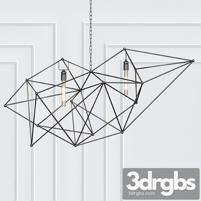 Maquette Double Chandelier 3dsmax Download - thumbnail 1