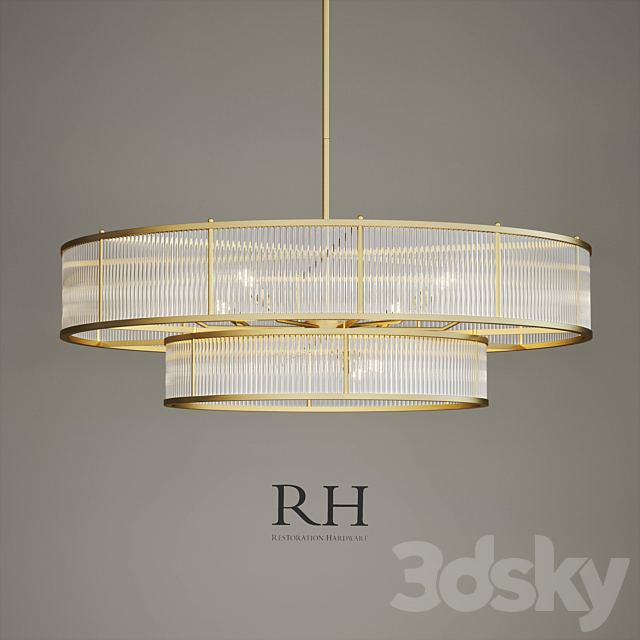 MARAIS ROUND CHANDELIER 3DSMax File - thumbnail 1