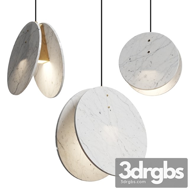 Marc Wood Studio Shell Pendant Lamps 3dsmax Download - thumbnail 1