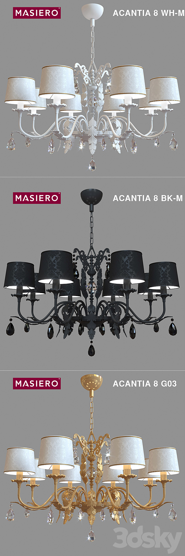 Masiero Acantia 8 3DS Max Model - thumbnail 2