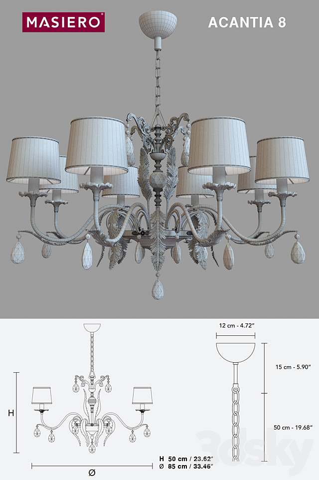 Masiero Acantia 8 3DS Max Model - thumbnail 3