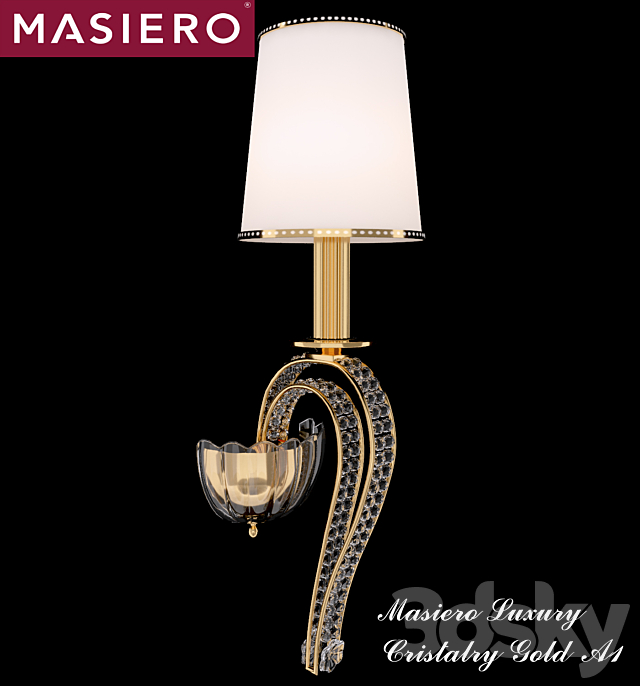 Masiero Luxury Cristalry Gold 3DSMax File - thumbnail 2