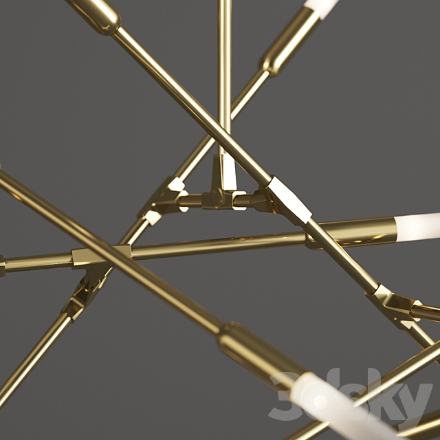 MATTHEW McCORMICK DAWN chandelier 10 horizontal 3DSMax File - thumbnail 2