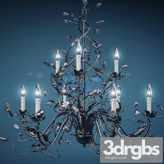 Maxim Lighting 9 Light Elegante Chandelier 3dsmax Download - thumbnail 1