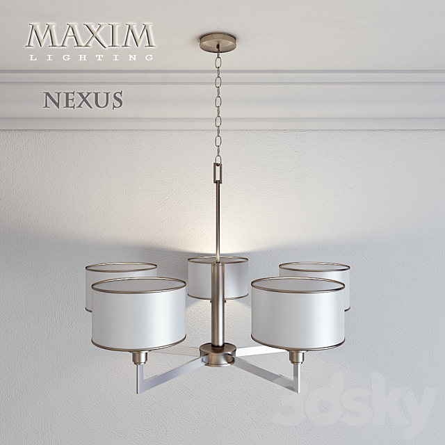 Maxim Lighting Nexus Chandelier 5-Light 3DSMax File - thumbnail 1