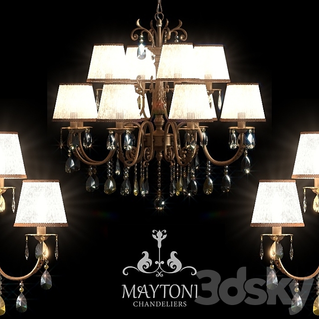 Maytoni ARM388-12-R 3DSMax File - thumbnail 1