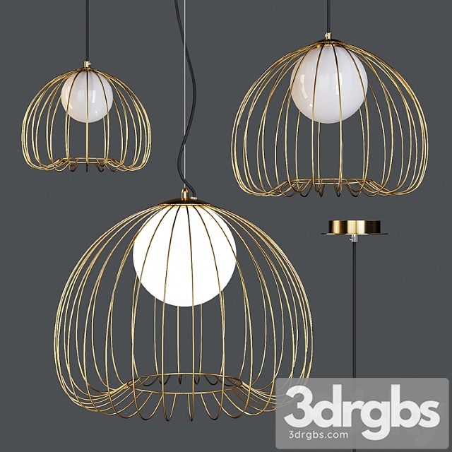 Maytoni Pendant Lamp Polly Mod541 542 543 3dsmax Download - thumbnail 1