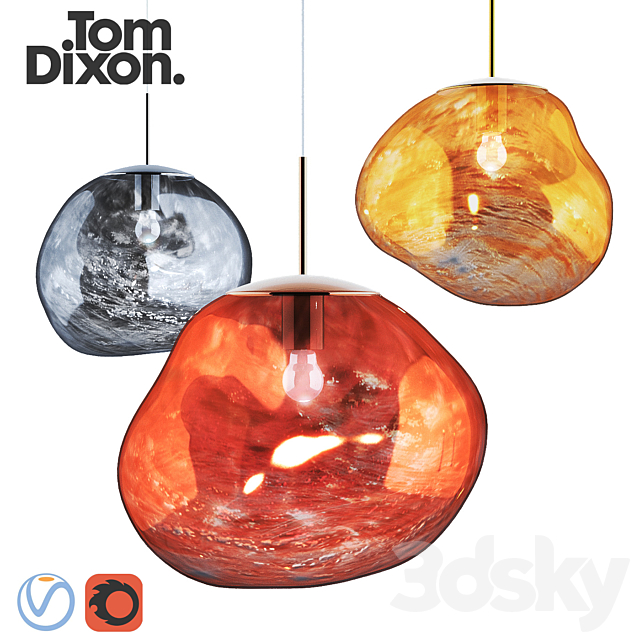 MELT PENDANT LAMP TOM DIXON 3DSMax File - thumbnail 1