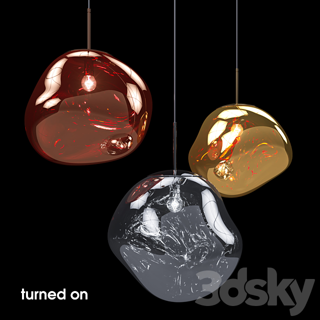 Melt Pendant Light by Tom Dixon 3DSMax File - thumbnail 2