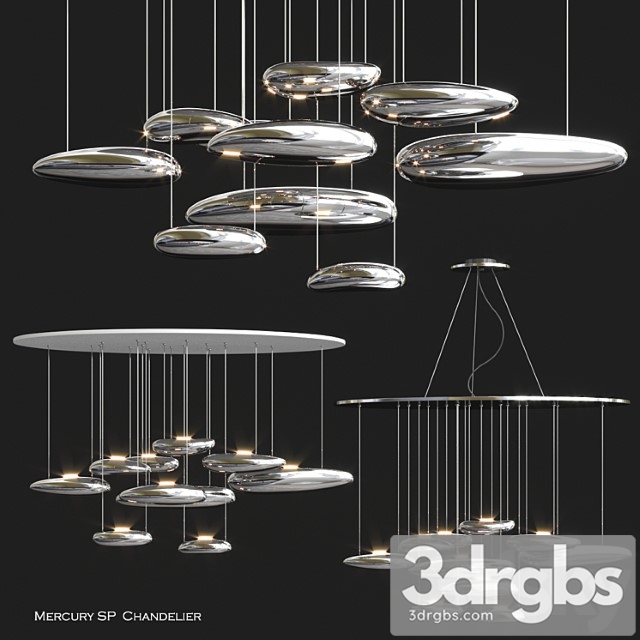 Mercury sp chandelier by artemide - thumbnail 1