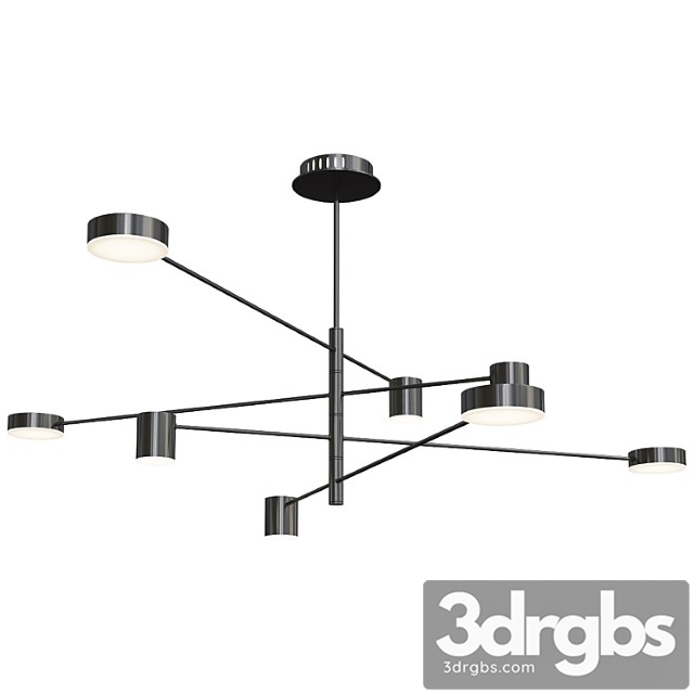 Metal starburst chandelier lighting fixture modern style led chandelier - thumbnail 1