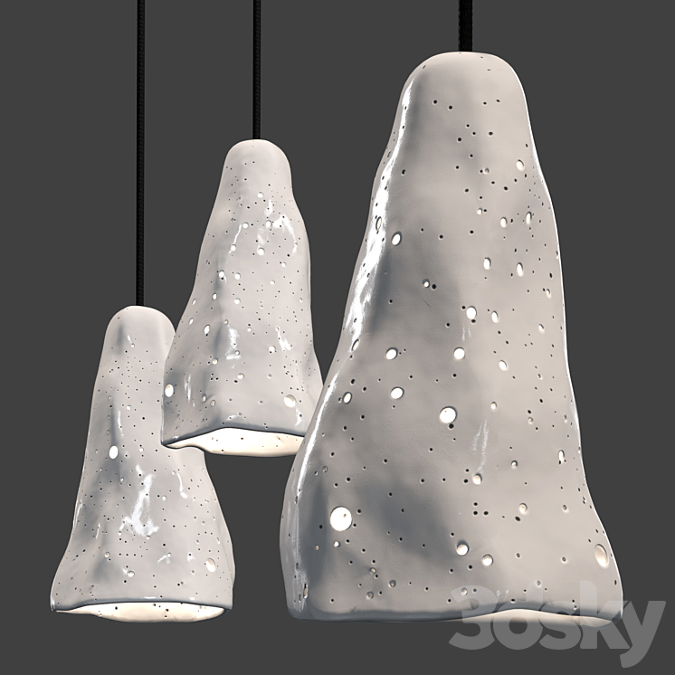 Meteor pendant lamp by Tayga Design 3DS Max Model - thumbnail 3