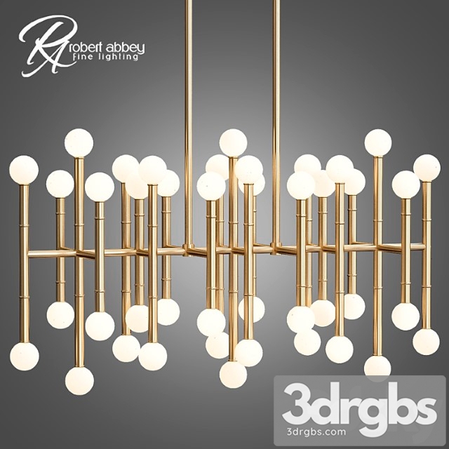 Meurice rectangle chandelier 3dsmax Download - thumbnail 1