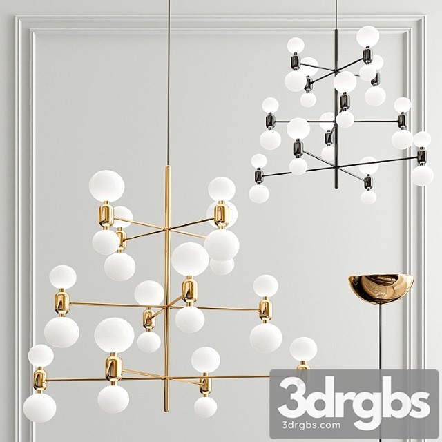 Minimalist chandelier - thumbnail 1