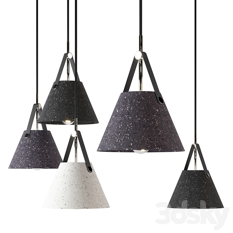 Minimalist Nordic Hanging Light 3DS Max Model - thumbnail 1