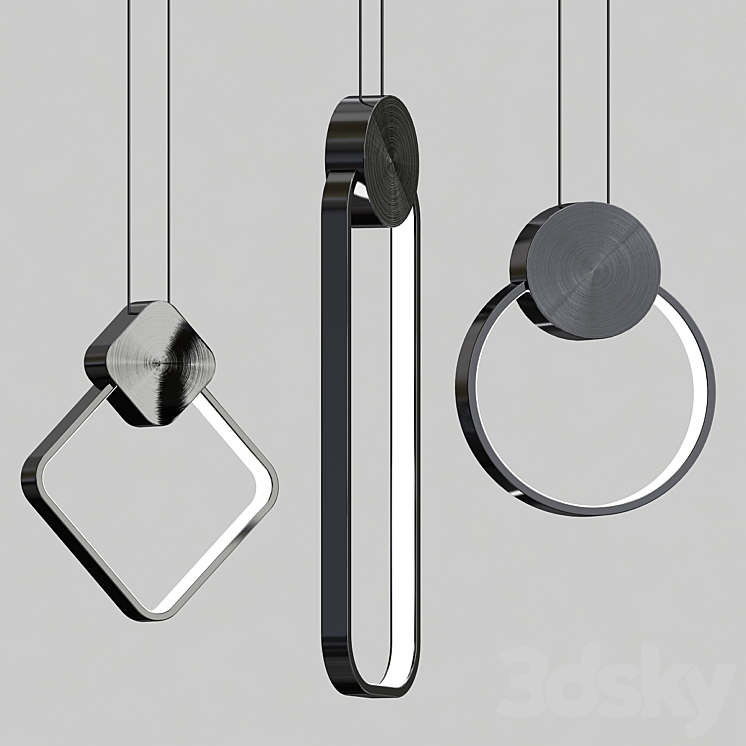 MITCH Pendant collection 3DS Max Model - thumbnail 2