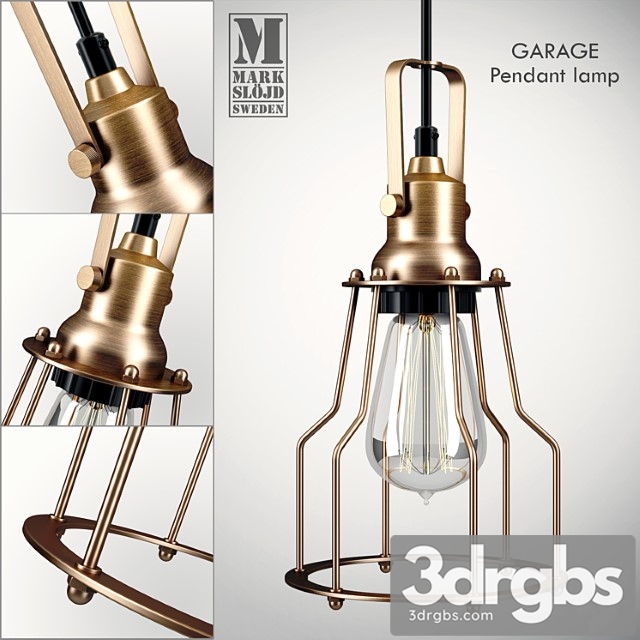 Mlg Garage Pendant Lamp 3dsmax Download - thumbnail 1