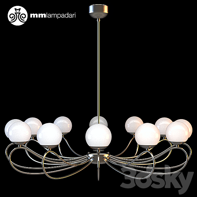 MM Lampadari Papillon 7207 12 3DSMax File - thumbnail 1