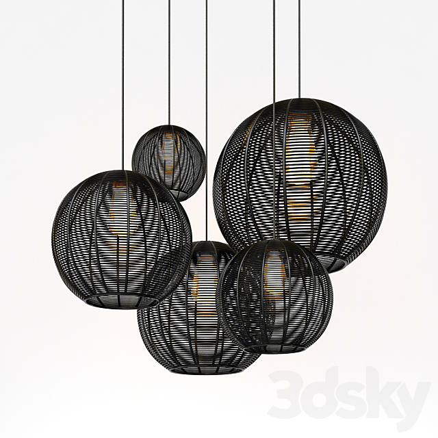 Modern Basket Pendant 3DSMax File - thumbnail 1