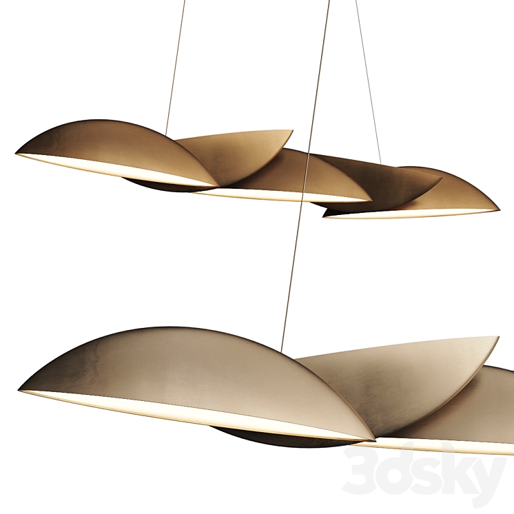 Modern Forms Sydney Pendant Lamp 3DS Max Model - thumbnail 3