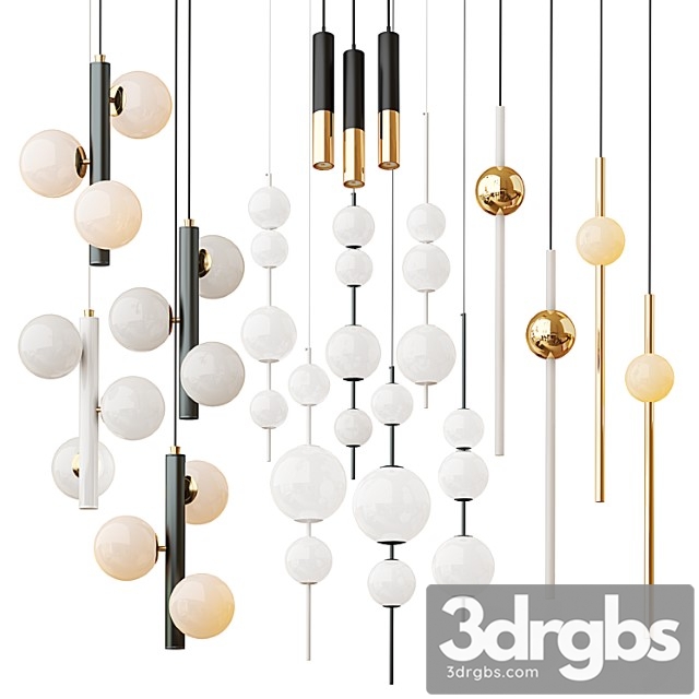 Modern Style Lighting Set 3 Lampatron Delightfull Lee Broom 3dsmax Download - thumbnail 1