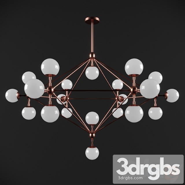 Modo Chandelier 21 Globe 1 3dsmax Download - thumbnail 1