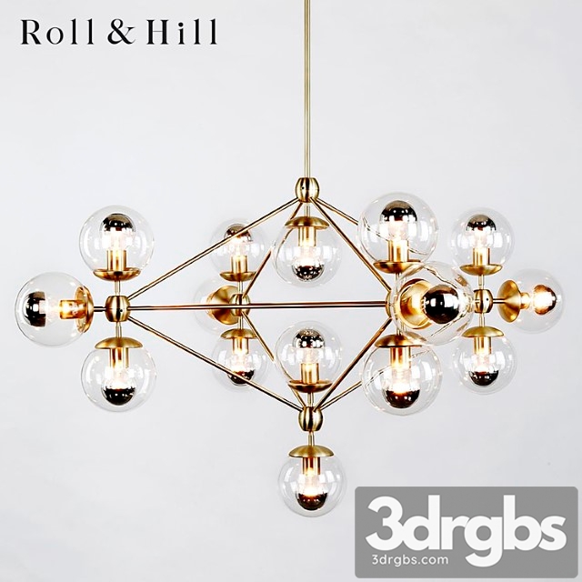 Modo chandelier – roll & hill 3dsmax Download - thumbnail 1