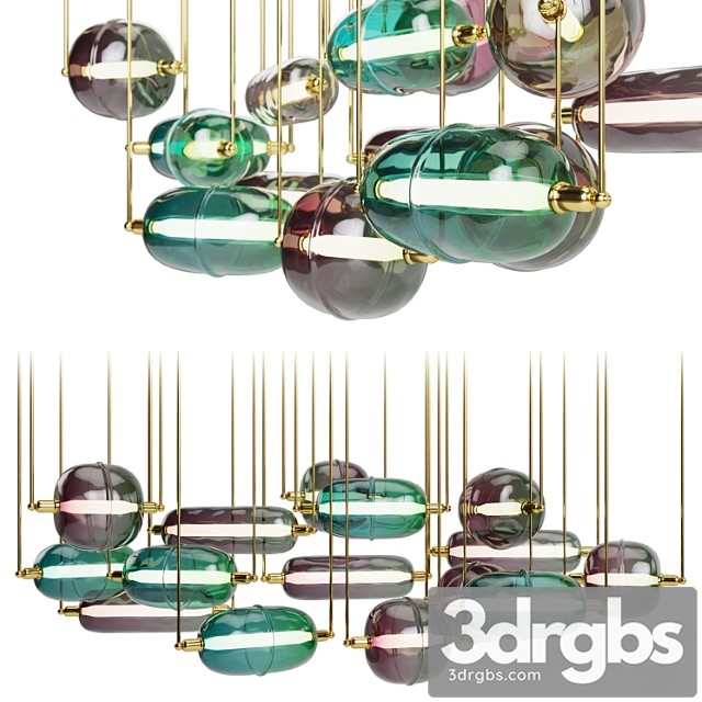 Moirai chandelier by se 3dsmax Download - thumbnail 1