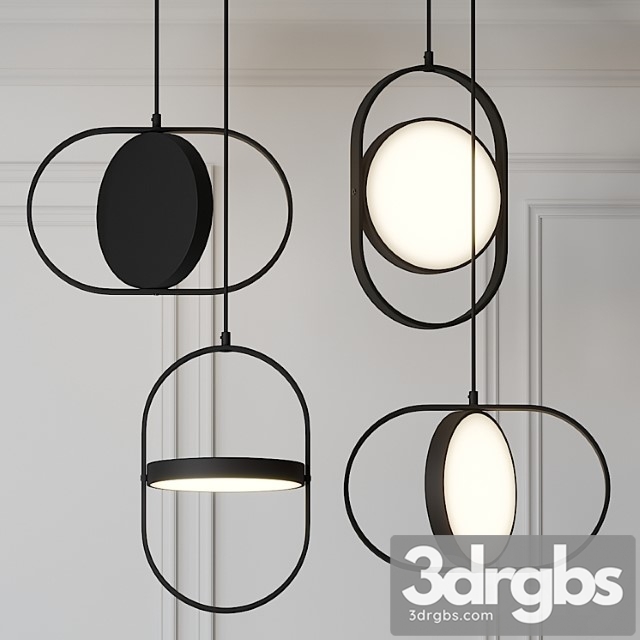 Moon-inspired pendant light by elina ulvio 3dsmax Download - thumbnail 1