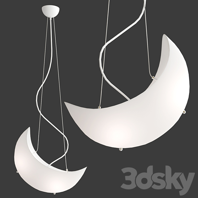 MOON Pendant Light 3DSMax File - thumbnail 3