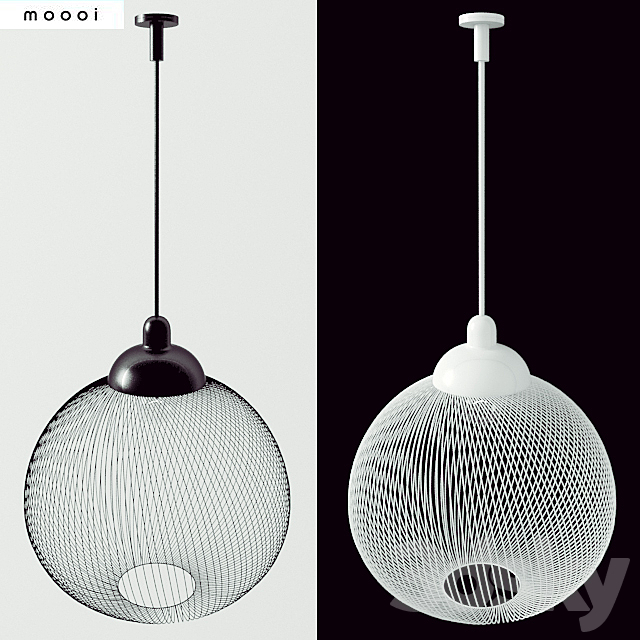 Moooi _ Non Random Light D48 3ds Max - thumbnail 1