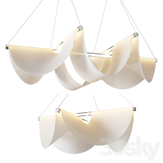 Moooi Drape Lights 3ds Max - thumbnail 1