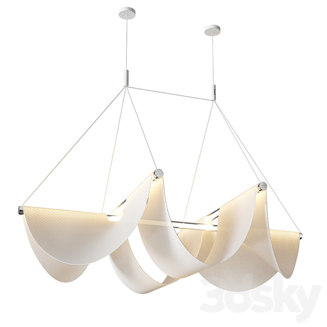 Moooi Drape Lights 3ds Max - thumbnail 2