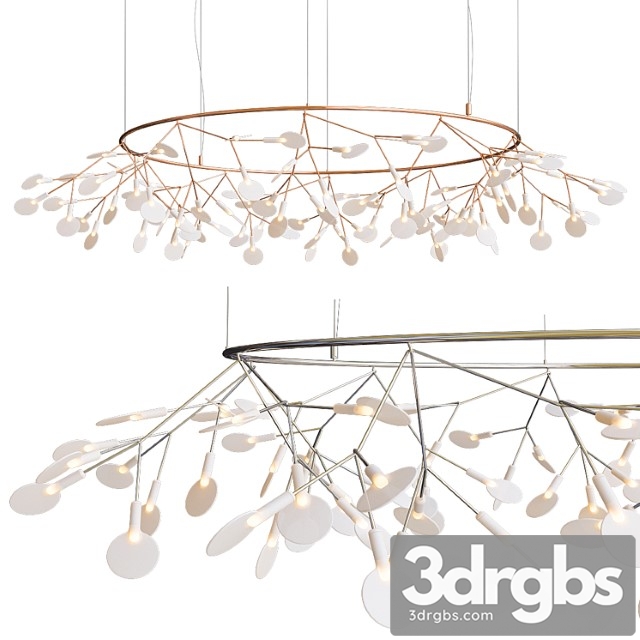 Moooi heracleum the big o led chandelier 3dsmax Download - thumbnail 1