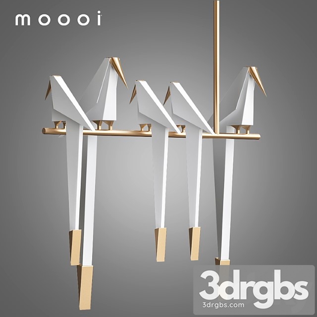 Moooi perch light branch grande 3dsmax Download - thumbnail 1