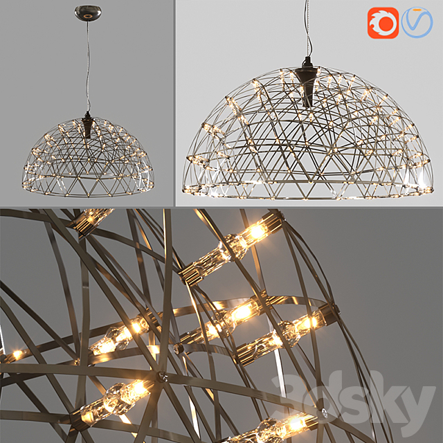 Moooi Raimond dome 79 lamp 3DS Max Model - thumbnail 1