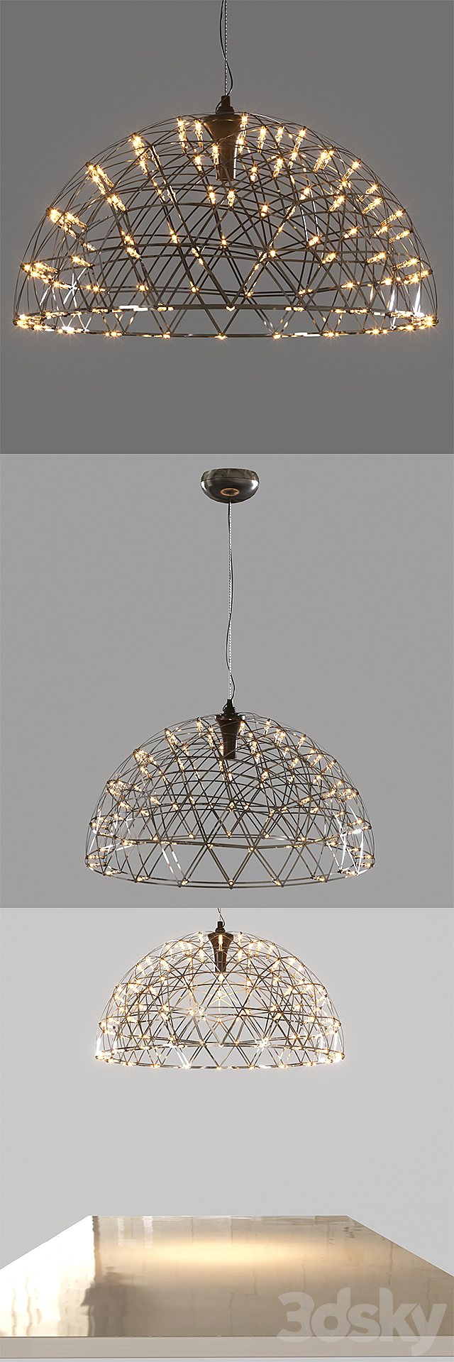 Moooi Raimond dome 79 lamp 3DS Max Model - thumbnail 2